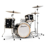 Slingerland - Studio King 3-Piece Shell Kit Del Norte Black Lacquer - SDKTSKK18N03ARDNB