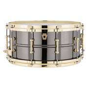 Ludwig - Black Beauty Snare 6.5x14 Brass Tube Lugs, P88 Throw-off, Die-Cast Hoops LB417BT