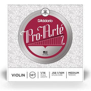 D'Addario - Pro-Arté Violin String Set 1/16 Scale, Medium Tension J56 1/16 Med