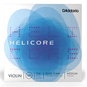 D'Addario - Helicore Violin String Set String Set 3/4 Scale Medium Tension H310 3/4 Med