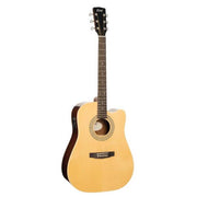 Cort Guitars - Dread palissandre naturel brillant AD-RWCE-NAT