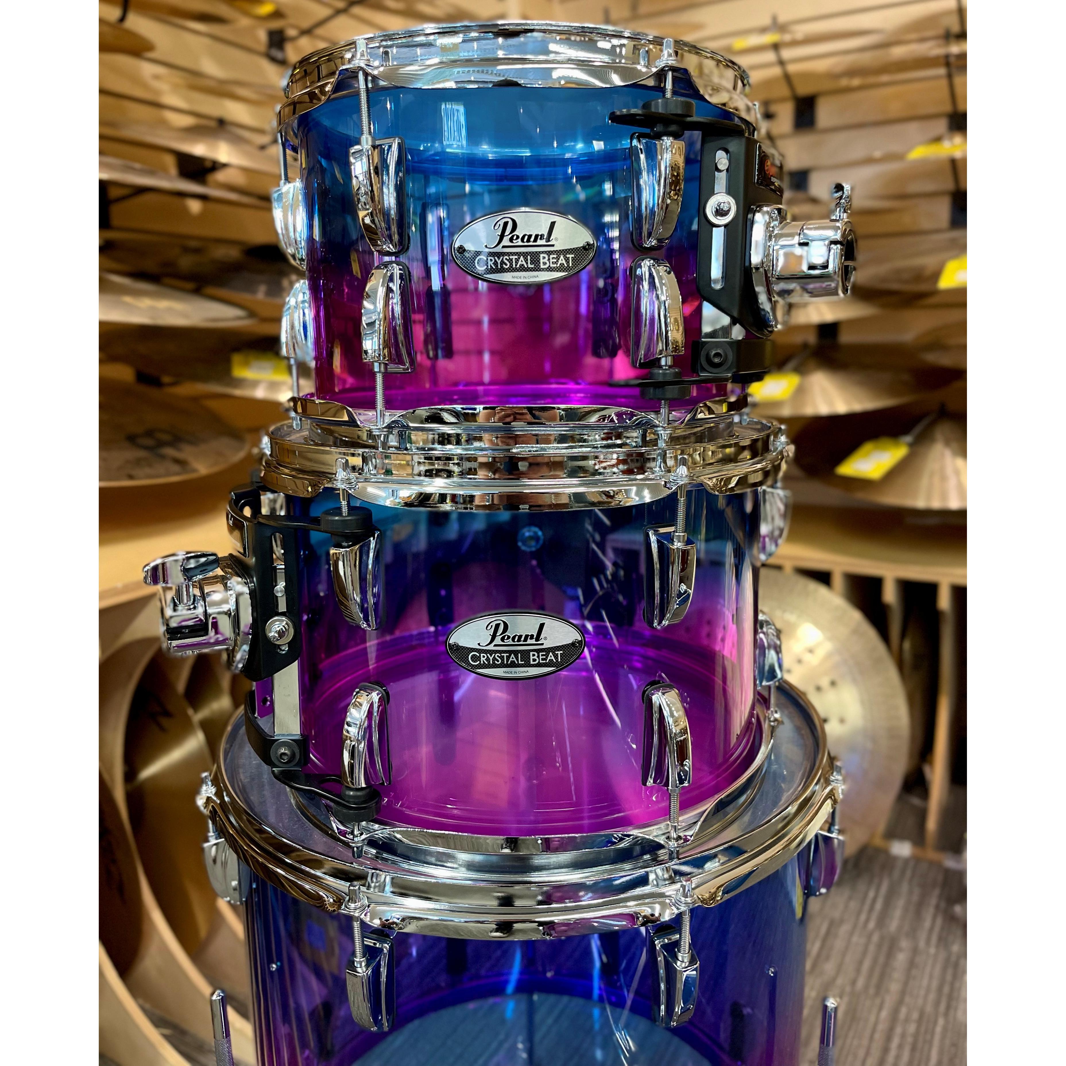 Pearl - Crystal Beat 4-Piece Shell Kit Cotton Candy Fade #734
