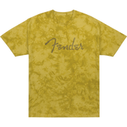 Fender - T-shirt tie-dye à logo spaghetti Fender® - Moutarde - S - 912-2431-306