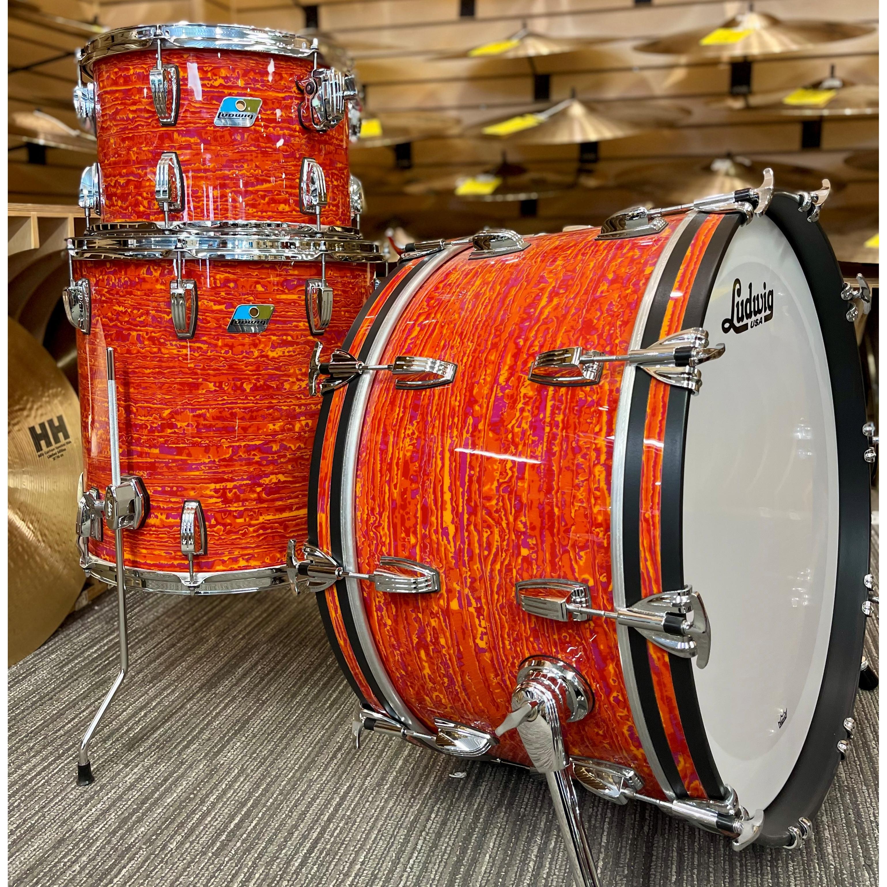 Ludwig - Classic Maple Ensemble 3-morceaux Citrus MOD Orange