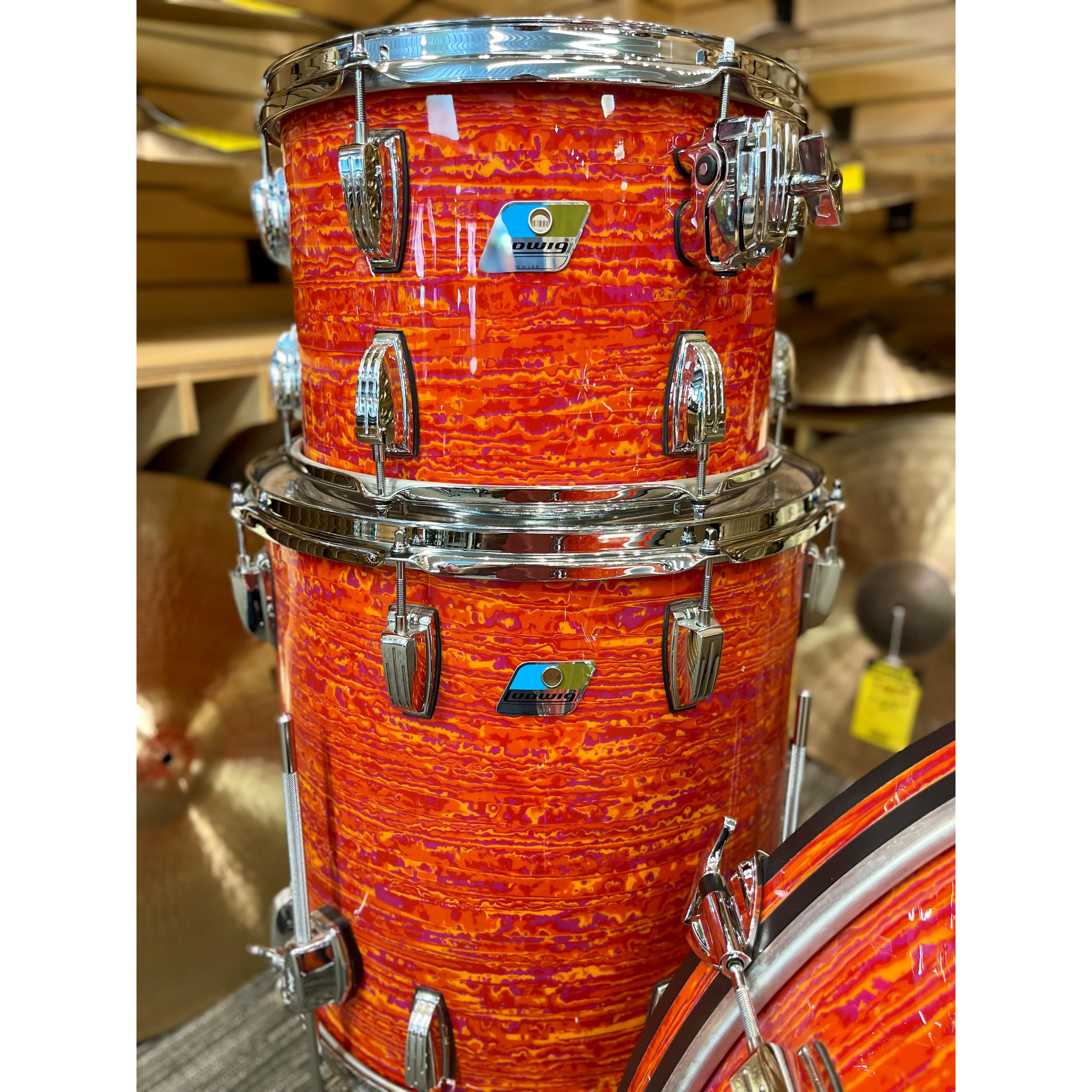 Ludwig - Classic Maple Ensemble 3-morceaux Citrus MOD Orange