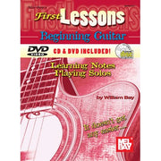 First Lessons Beginning Guitar: Learning Notes/Playing Solos (Book/CD/DVD Set)
