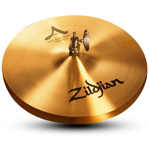 Zildjian - A0132 13" A Series New Beat HiHats Bottom Cast Bronze Cymbal with Solid Chick Sound - A0132