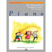 Alfred's Basic Piano Library: Ear Training Book Complete 1 (1A/1B) For the Later Beginner