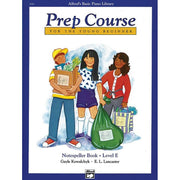 Alfred's Basic Piano Prep Course: Notespeller Book E For the Young Beginner
