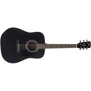 Cort Guitars - Standard Series Spruce Top Acoustic Guitar, Black Satin - AD810-BKS
