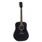 Cort Guitars - Standard Series Spruce Top Acoustic Guitar, Black Satin - AD810-BKS