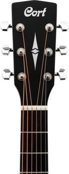 Cort Guitars - Standard Series Spruce Top Acoustic Guitar, Black Satin - AD810-BKS