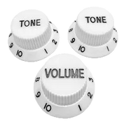 Axlabs - Strat-Style Knob White/Black