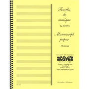 Livre à  spirale de papier manuscrit