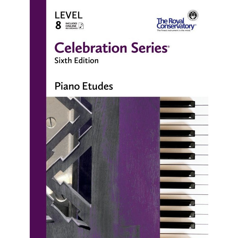 C6E08 The Royal Conservatory RCM Publishing Celebration Series Piano Etudes Level 8