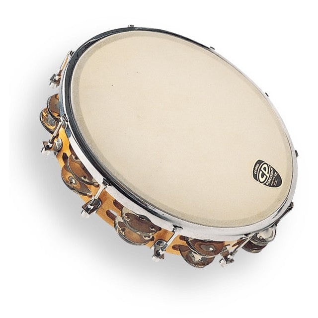 Latin Percussion - CP by 10" Tambourine Tunable Wood Double - CP391