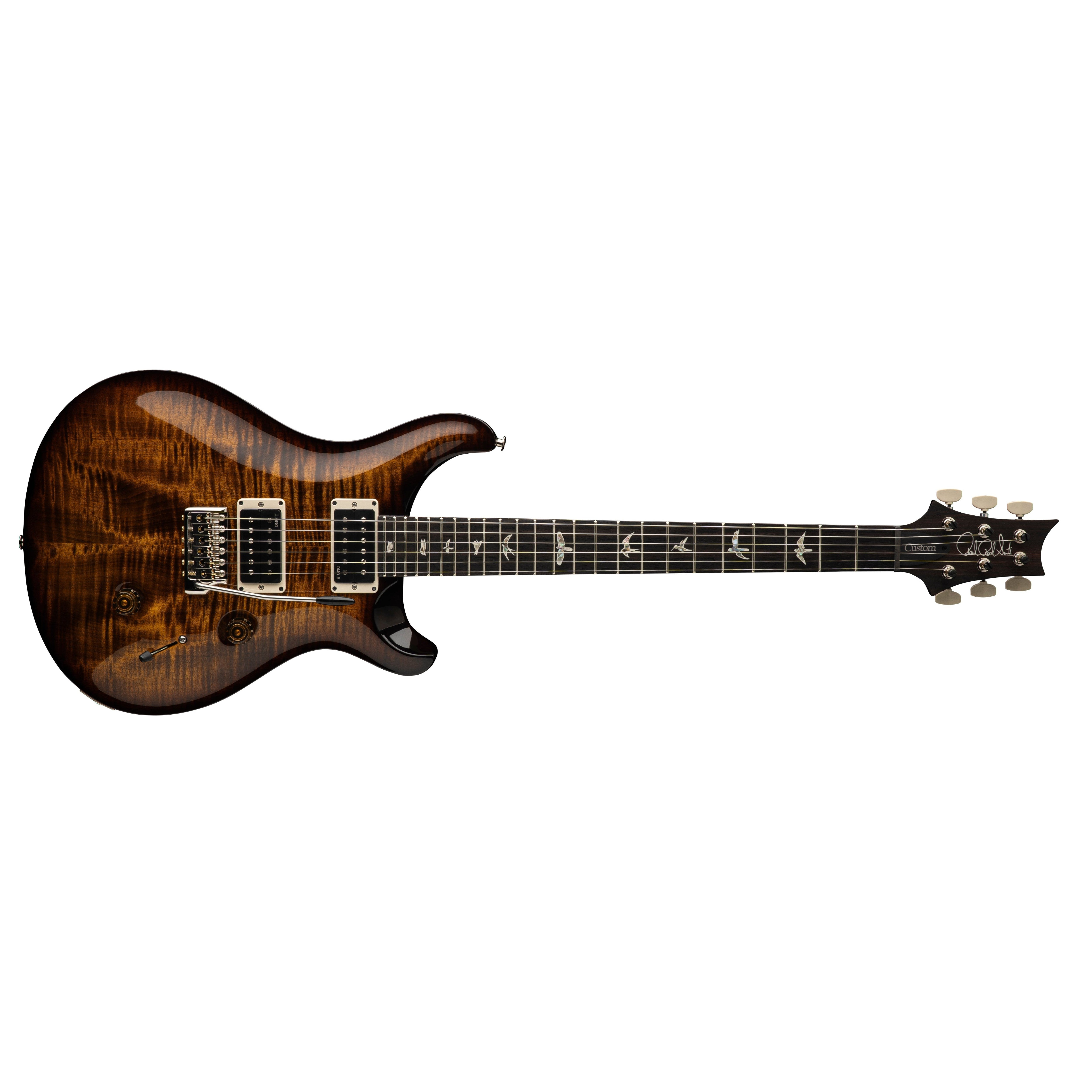 PRS - Custom 24 - 2025 - Black Gold Wraparound Burst – Steve's