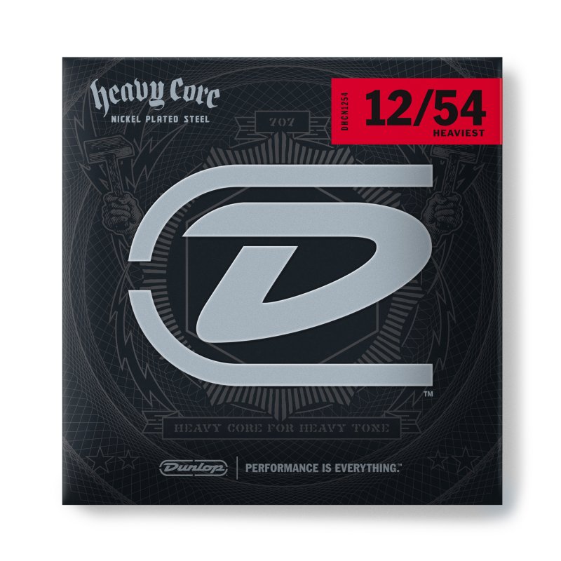 Dunlop - Heavy Core Electric Guitar Strings Set/6 - DHCN1254
