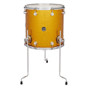 DW Drums - Tom basse 16 po x 16 po de la série Performance - Pli de finition or « Gold Sparkle » - DRPF1616LTGS