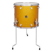 DW Drums - Tom basse 16 po x 18 po de la série Performance - Pli de finition or « Gold Sparkle » - DRPF1618LTGS