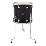 DW Drums - Tom basse 14 po x 14 po de la série Performance - Laque brillante ébène « Ebony Stain » - DRPL1414LTES