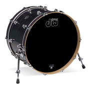 DW Drums - Grosse caisse 14 po x 22 po de la série Performance - Laque brillante ébène « Ebony Stain » - DRPL1422KKES