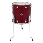 DW Drums - Tom basse 16 po x 16 po de la série Performance - Laque brillante rouge « Cherry Stain » - DRPL1616LTCS