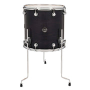 DW Drums - Tom basse 16 po x 16 po de la série Performance - Laque brillante ébène « Ebony Stain » - DRPL1616LTES
