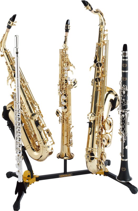 Hercules - Alto/Tenor, Soprano saxophone And Flute/Clarinet Stand - DS538B