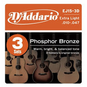 D'Addario - EJ-15 3 pack
