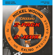 D'Addario - EXL160-TP 2 pack .50-.105