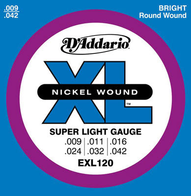 D'Addario - EXL120 - 9-42 – Steve's Music Store