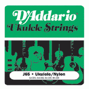D'Addario - J65 Ukulele strings- soprano Medium