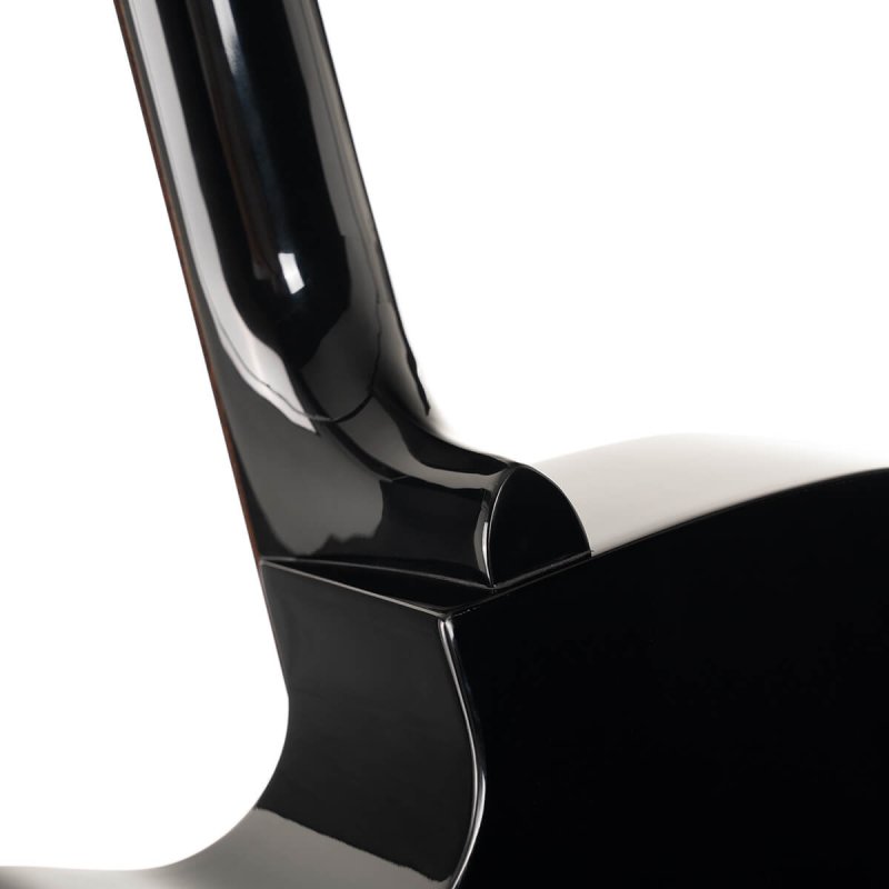 Cort Guitars - Earth Series Acoustic/Electric Guitar, Black - EARTH60CE-BK