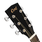 Cort Guitars - Earth Series Acoustic/Electric Guitar, Black - EARTH60CE-BK