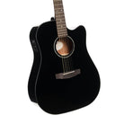 Cort Guitars - Earth Series Acoustic/Electric Guitar, Black - EARTH60CE-BK