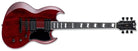 ESP - E-II VIPER Electric Guitar, See Thru Black Cherry - EIIVIPERSTBC
