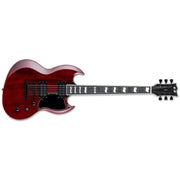 ESP - E-II VIPER Electric Guitar, See Thru Black Cherry - EIIVIPERSTBC