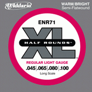 D'Addario - ENR71 Half Rounds 45-100 Long Scale