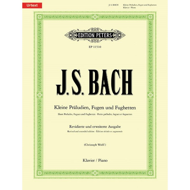 Edition Peters - J.S. Bach - Short Preludes, Fugues and Fughettas