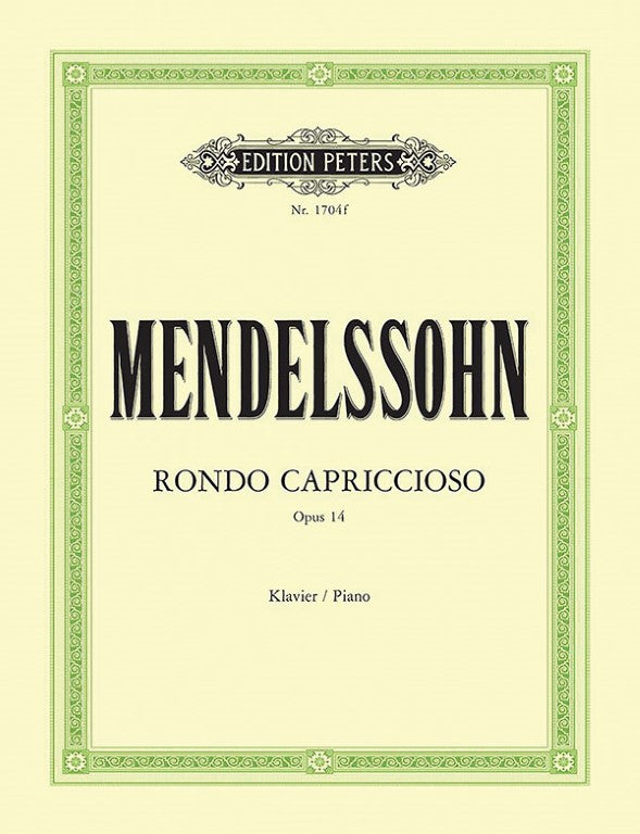 Peters - F. Mendelssohn - Rondo capriccioso Op. 14