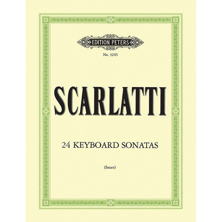 Edition Peters - D. Scarlatti - 24 Sonatas (in progressive order)