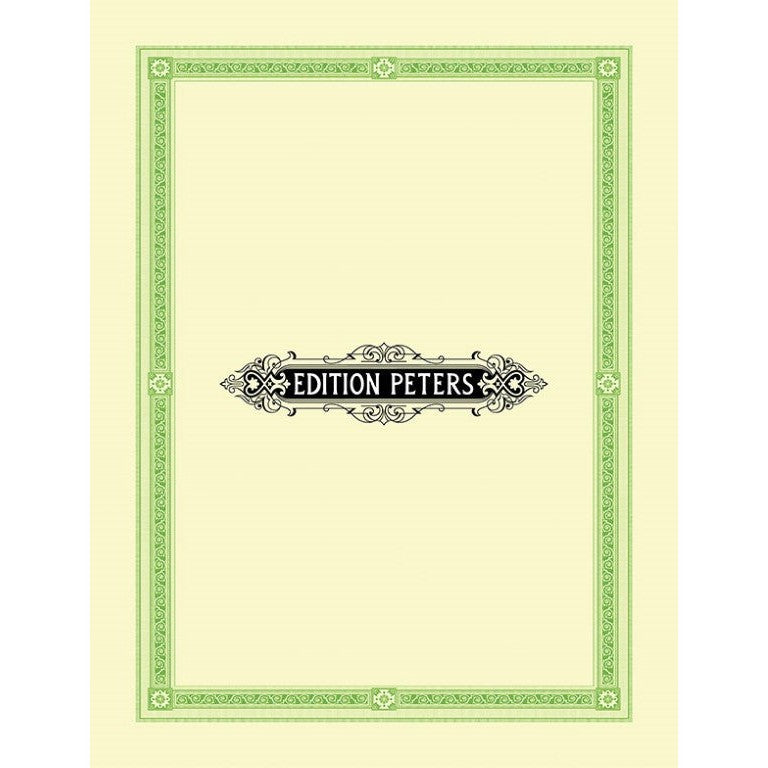 Edition Peters - J. Pachelbel - Canon in D (Arranged for Piano)