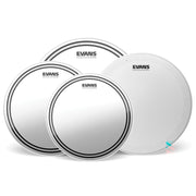 Evans Drumheads - EC2S Clear Standard Pack (12", 13", 16") with 14" HD Dry Snare Batter
