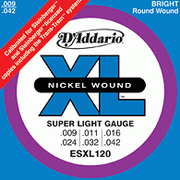 D'Addario - ESXL120 - Super Légère