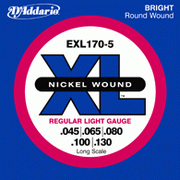 D'Addario - EXL170-5  45-130 échelle longue