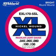 D'Addario - EXL170-5SL 45-130 Super Longue