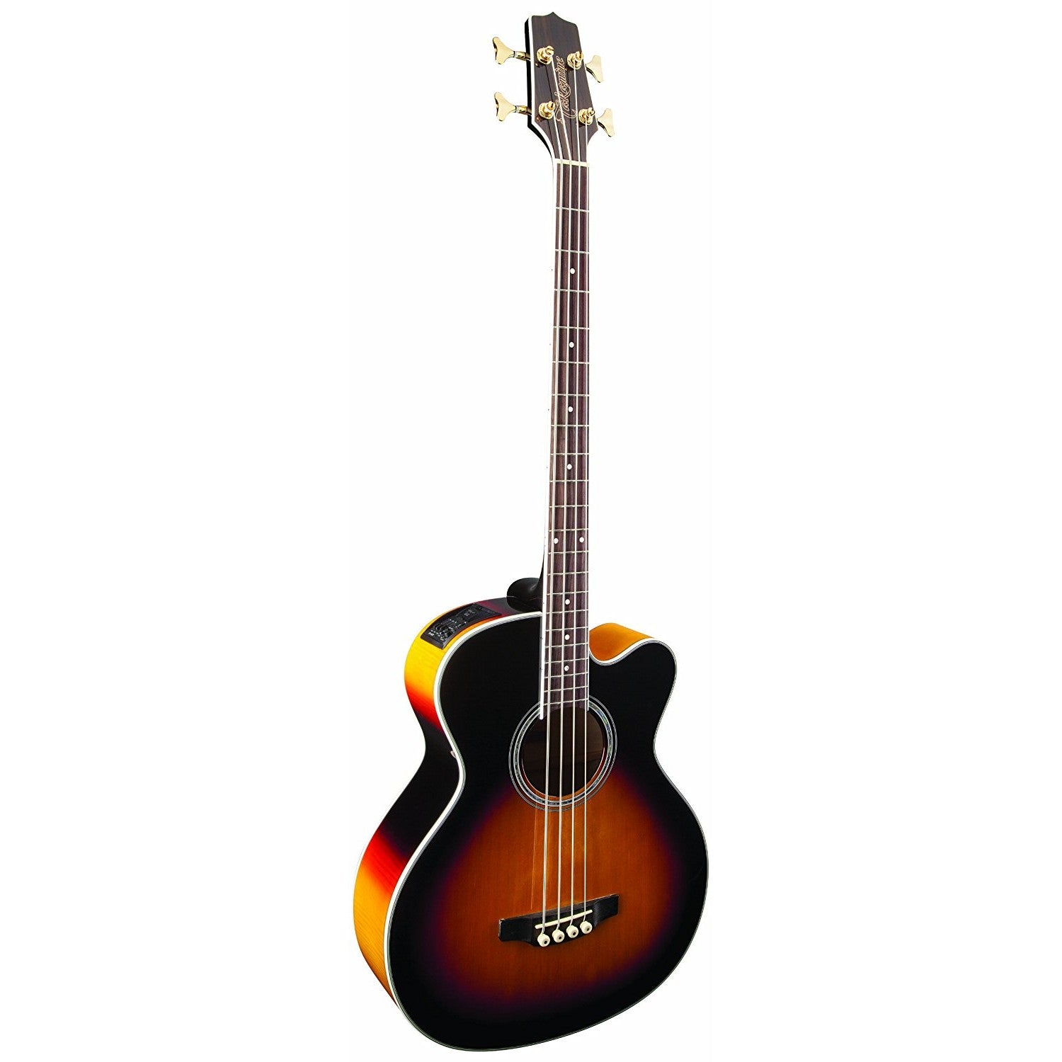 Takamine - G Series Acoustic Electric Bass Guitar - Black Sunburst - GB72CE-BSB