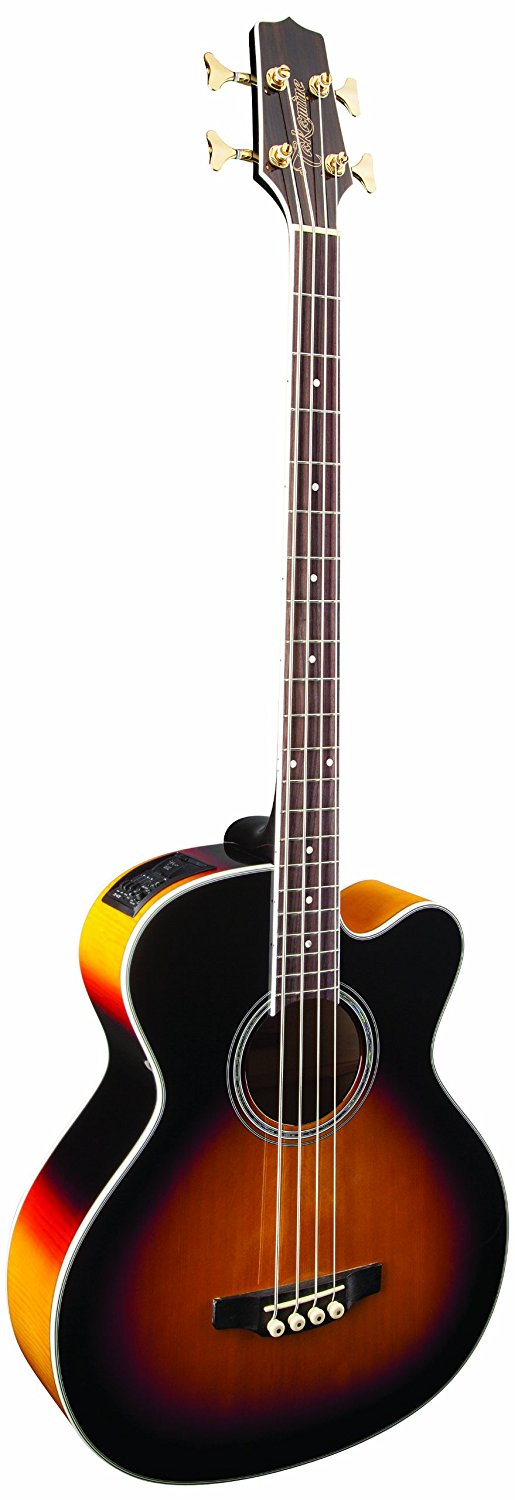 Takamine - G Series Acoustic Electric Bass Guitar - Black Sunburst - GB72CE-BSB