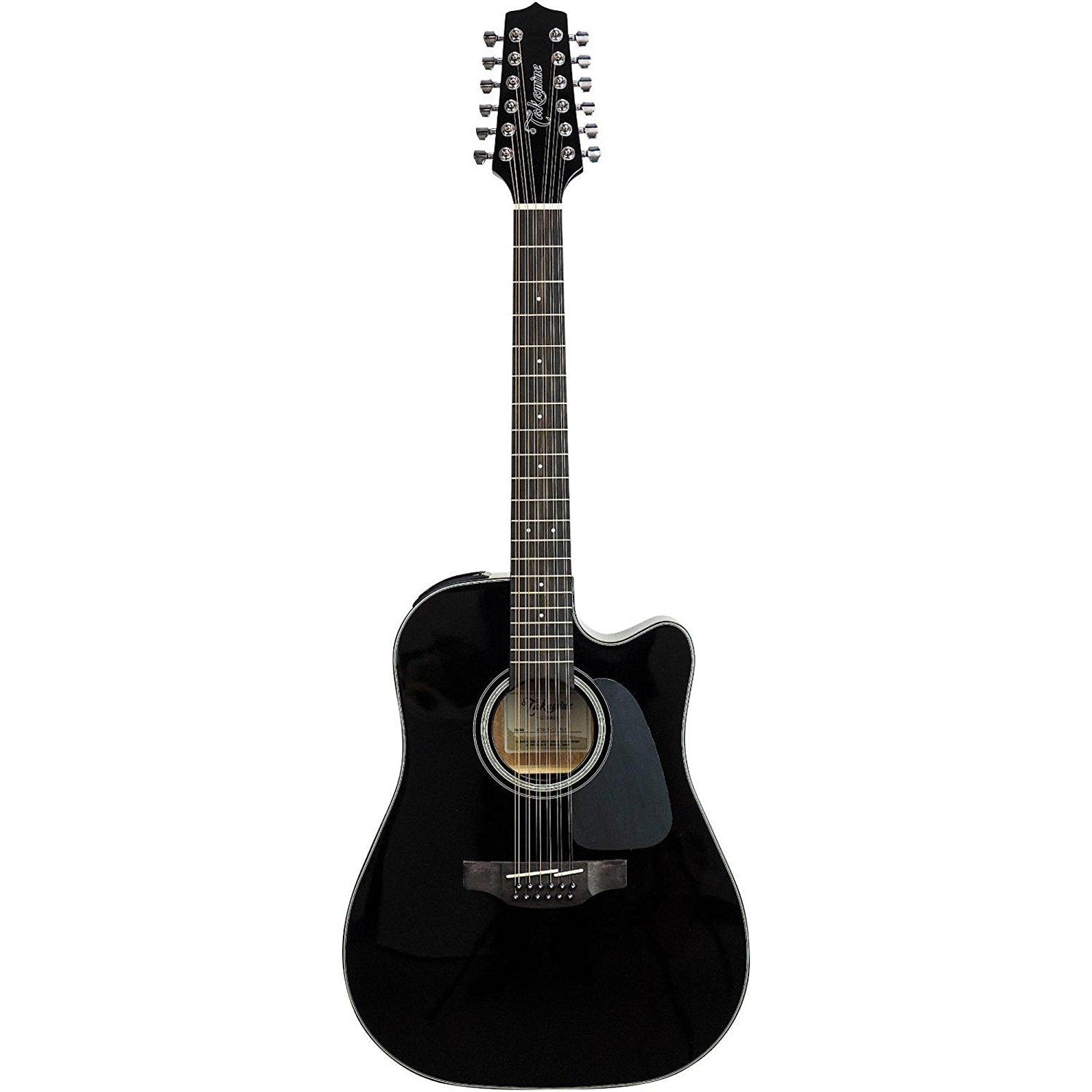 Takamine - Dreadnought Acoustic Guitar - Black - GD30CE-12BLK